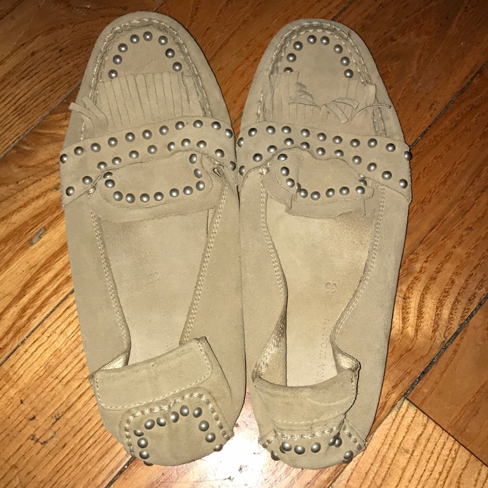 Zara moccasins, worn once